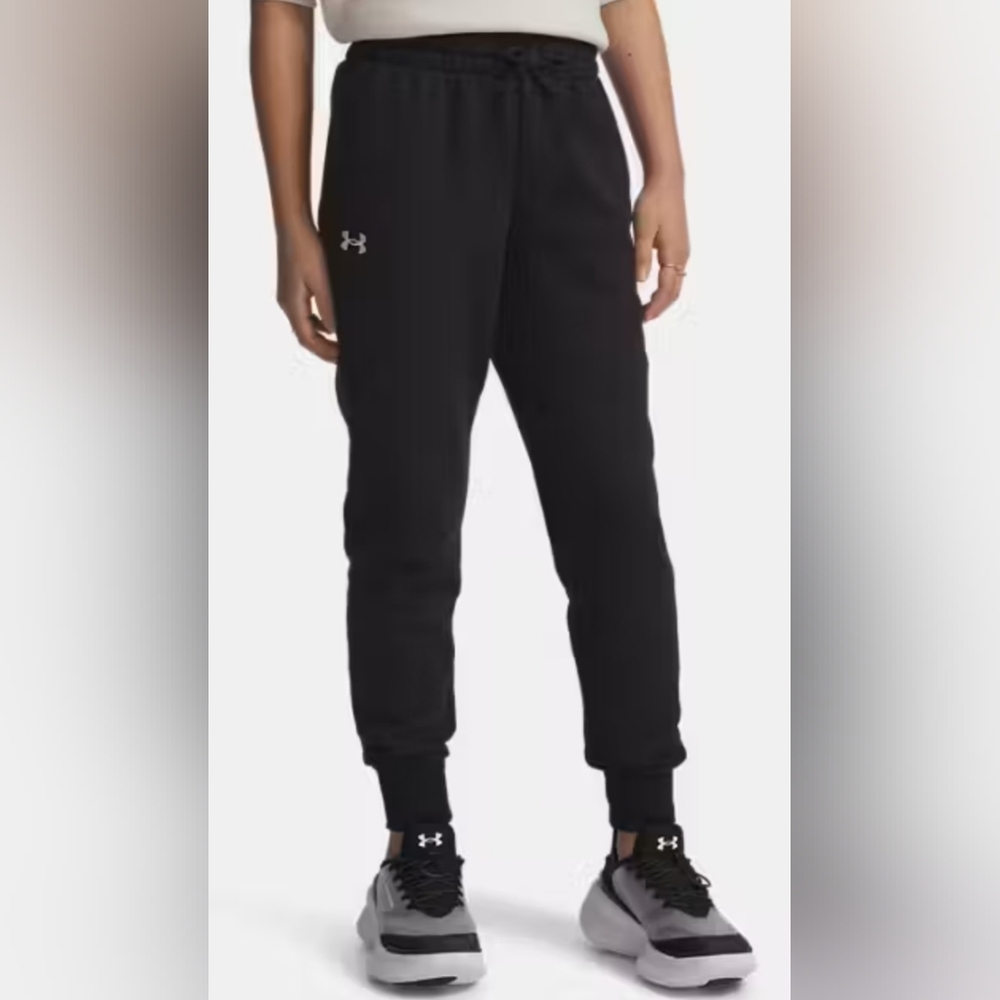 Under Armour Rival Fleece Men's Black Jogger Sweatpants Size Medium GUC